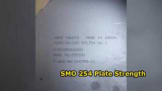 254 SMO Plate S31254 F44 Stainless Steel High Performance