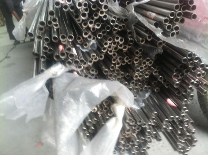Grade 201 38*1.5  19*1.2 mm BA Polished Stainless Steel Pipe For Decorations 2