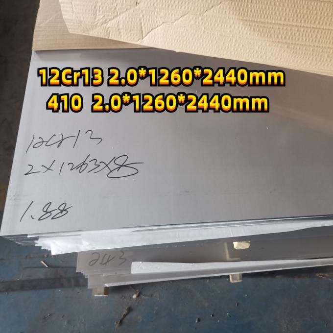 420J2 Stainless Steel Sheet Metal  thickness 0.60mm 0.70mm In Stock 1220*2440MM For Knives 0