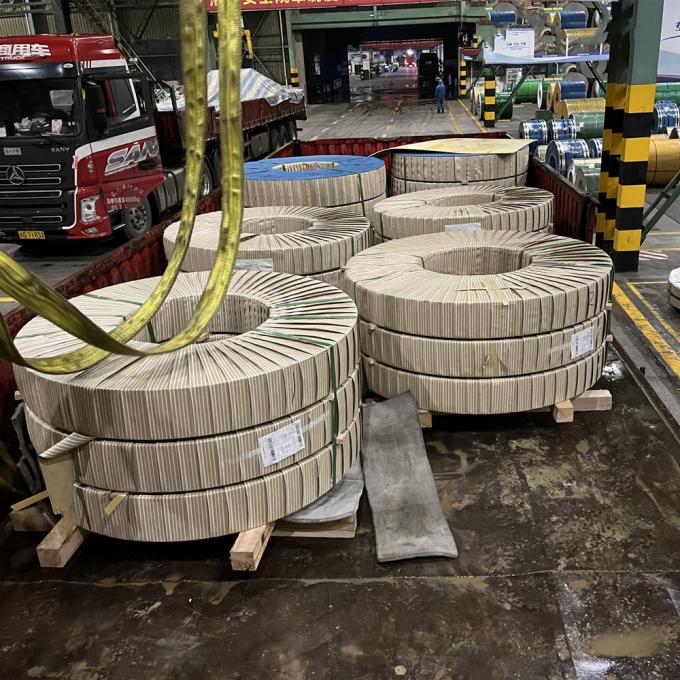product-1-1 DIN1.4512 SUS436L Stainless Steel Coil Strip 2D Surface 1.0*153.4mm For Weld Pipe 2