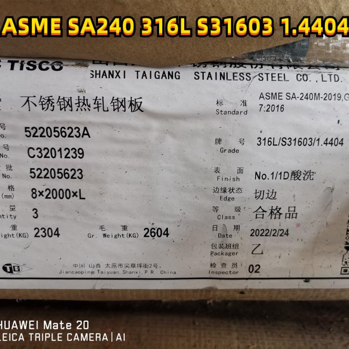 product-1-1 Ferrite Stainless Steel 316L Round Plate With Less Than 2% 3