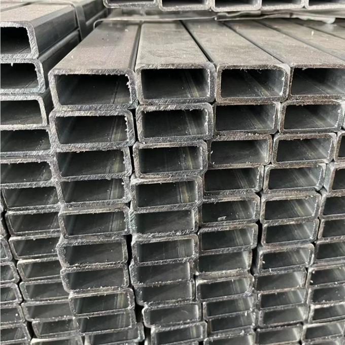 product-1-1 Carbon Steel Welded Rectangular Pipe ASTM A500 50*50*3mm Black ERW Square Tube 2