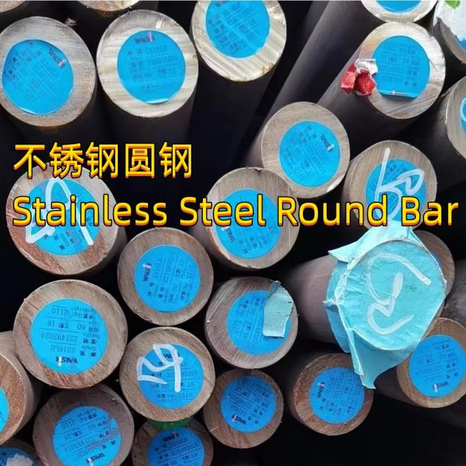 S31635 Stainless Steel Round Bar ASTM A276 316Ti UNS Forged Hot Rolled 130mm 1
