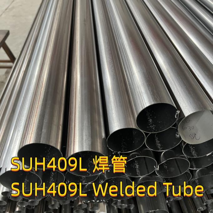 SUS 409L SUH409L ERW Stainless Steel Tube Welded Annealed And Pickling 60*2mm 2