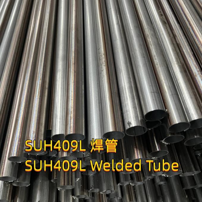 SUS 409L SUH409L ERW Stainless Steel Tube Welded Annealed And Pickling 60*2mm 1