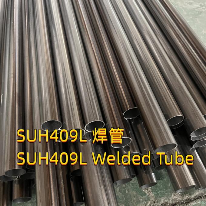 SUS 409L SUH409L ERW Stainless Steel Tube Welded Annealed And Pickling 60*2mm 0