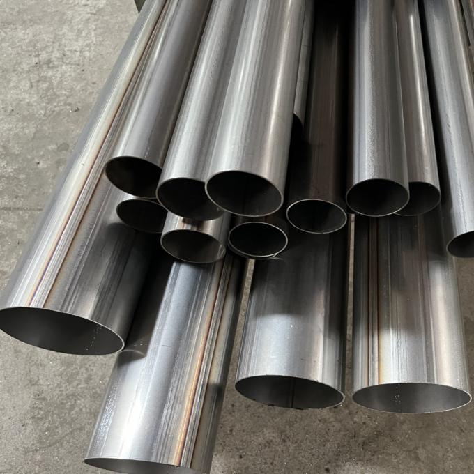 product-1-1 AISI 441 Ferritic Rolled Tube Pipe Welded With Internal And External Welding Cord Cleaned 1