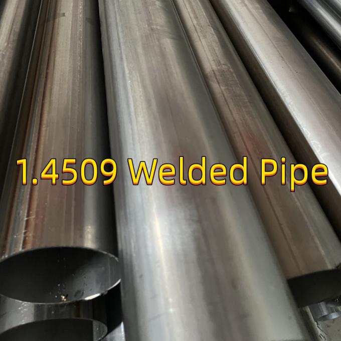 product-1-1 1.4509 Ss Welded Pipe OD 89mm 1.5 Mm Thickness 1.4510/1.4512/1.4513 For Exhaust Systems 1