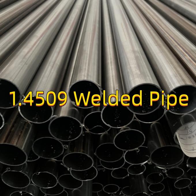 product-1-1 1.4509 Ss Welded Pipe OD 89mm 1.5 Mm Thickness 1.4510/1.4512/1.4513 For Exhaust Systems 0