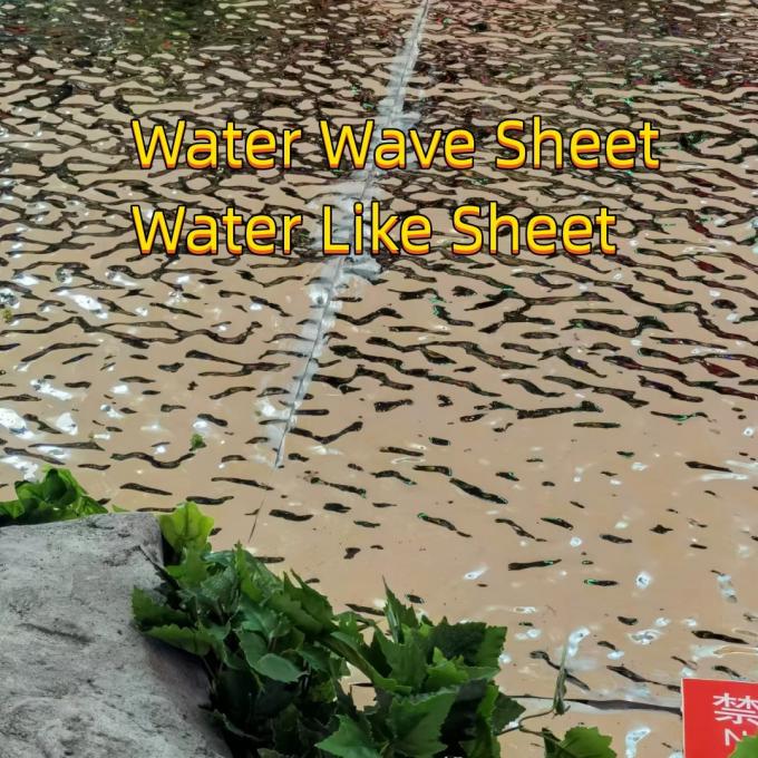 316L Stainless Steel 2000mm Mirror Decoration Water Wave Plaka Water Ripple Sheet Black Surface 2