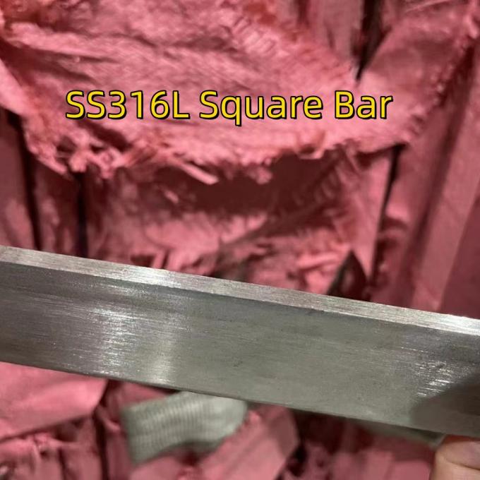 10 X 10 Mm X 3 M Long SS Square Solid Bar Highly Polished Finish And Grade 316/316L 2