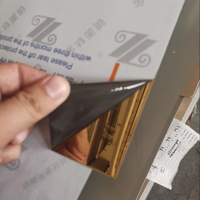 0.5*1240x2440mm  Stainless Steel Smooth Mirror Sheet Panel  Ti-Gold Mirror  Plate 0