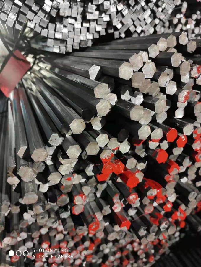 product-1-1 ASTM A1045 S45C Hexagonal Bar , Structural Steel Bar Quenched And Tempered 0