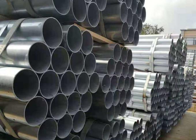 SS400 DN40 0.4mm Thickness Welded Steel Tube Galvanized Steel Pipe DN50 1