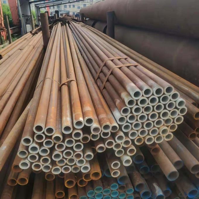product-1-1 SA106 GR B Seamless Steel Tubing / SMLE Pipe BE Used For Water Treatment Equipment 0