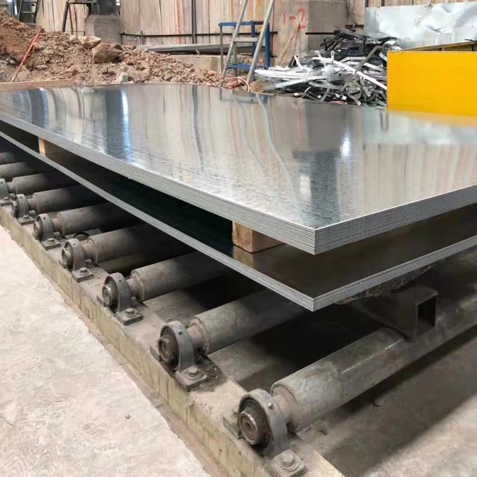 Cold Dipped Galvanized Sheets 100 Grams Per 1 Square Meter 6.0*1500*6000mm  Standards St 37 0