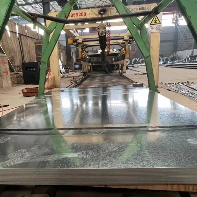 Cold Dipped Galvanized Sheets 100 Grams Per 1 Square Meter 6.0*1500*6000mm  Standards St 37 2