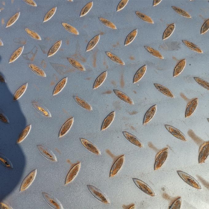 MS Checkered Carbon Steel Plate Tear Drop Chequered S275jr SS400 A36 Q235 2