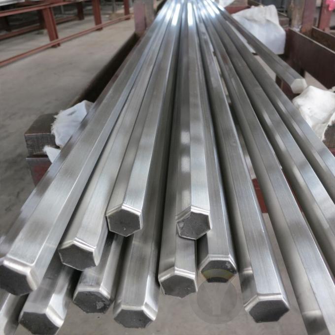 product-1-1 High Hardness 440A Stainless Steel Hexagonal Round Bar Hairline Finsh 2