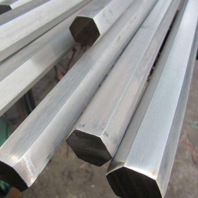 product-1-1 High Hardness 440A Stainless Steel Hexagonal Round Bar Hairline Finsh 0
